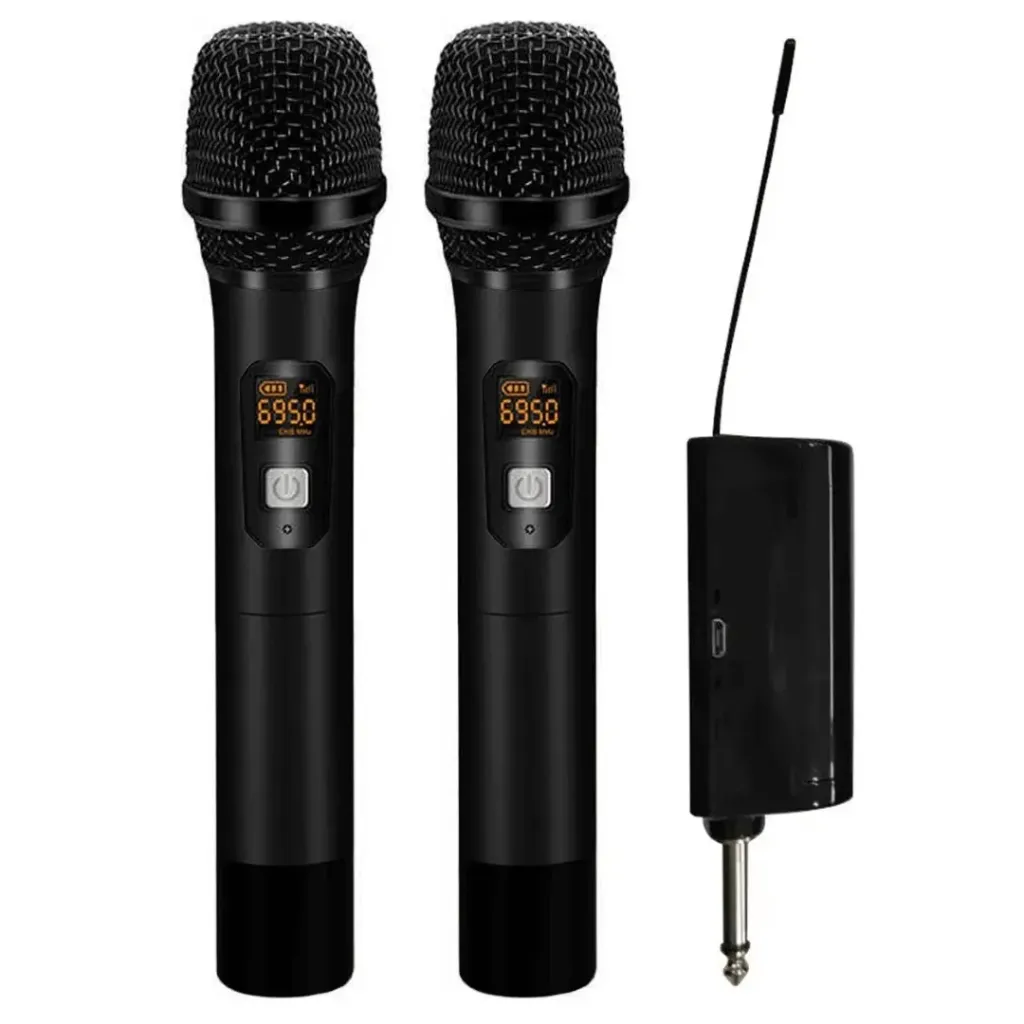 [25160] Microfone Sem Fio SoundPro UX320 Duplo Mao UHF