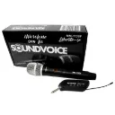 Microfone Sem Fio SoundVoice MM-113 Single Mao UHF