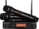Microfone Sem Fio SoundVoice MM-520SF Duplo Mao