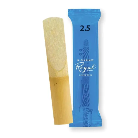 Palheta Clarinete 2.5 Rico Royal RCB1025 / RCB0125 16300