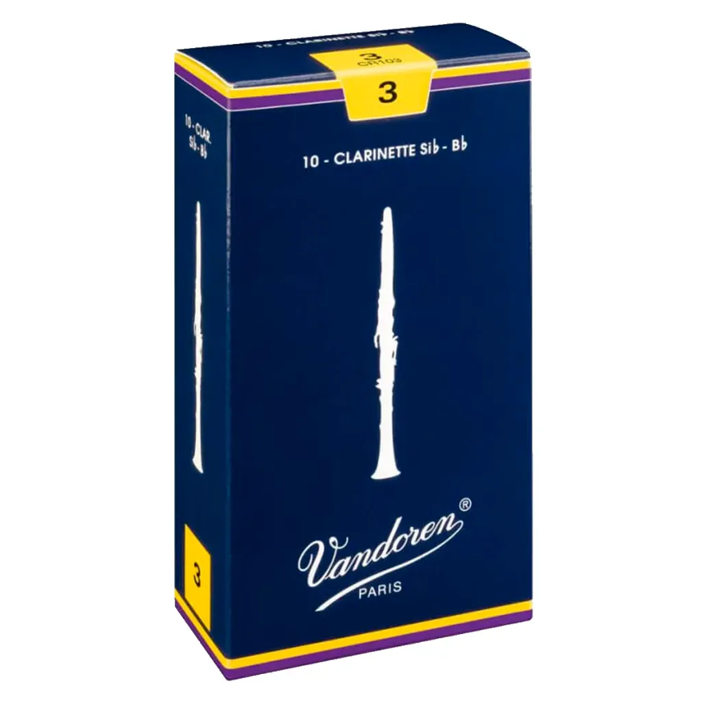 [22756] Palheta Clarinete 3.0 Vandoren Sib Tradicional 2203