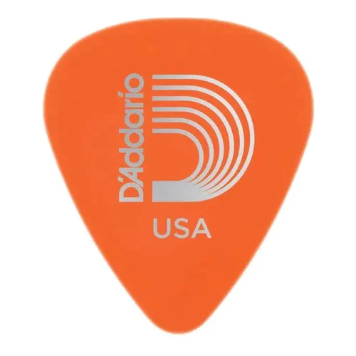 [25235] Palheta Daddario Duralin Prec 6DOR2-100 060mm Laranja 25827 