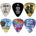 Palheta Dimusica Guitarra Faith Crista Mix 778