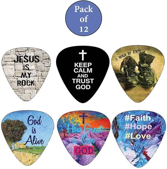[20790] Palheta Dimusica Guitarra Faith Crista Mix 778