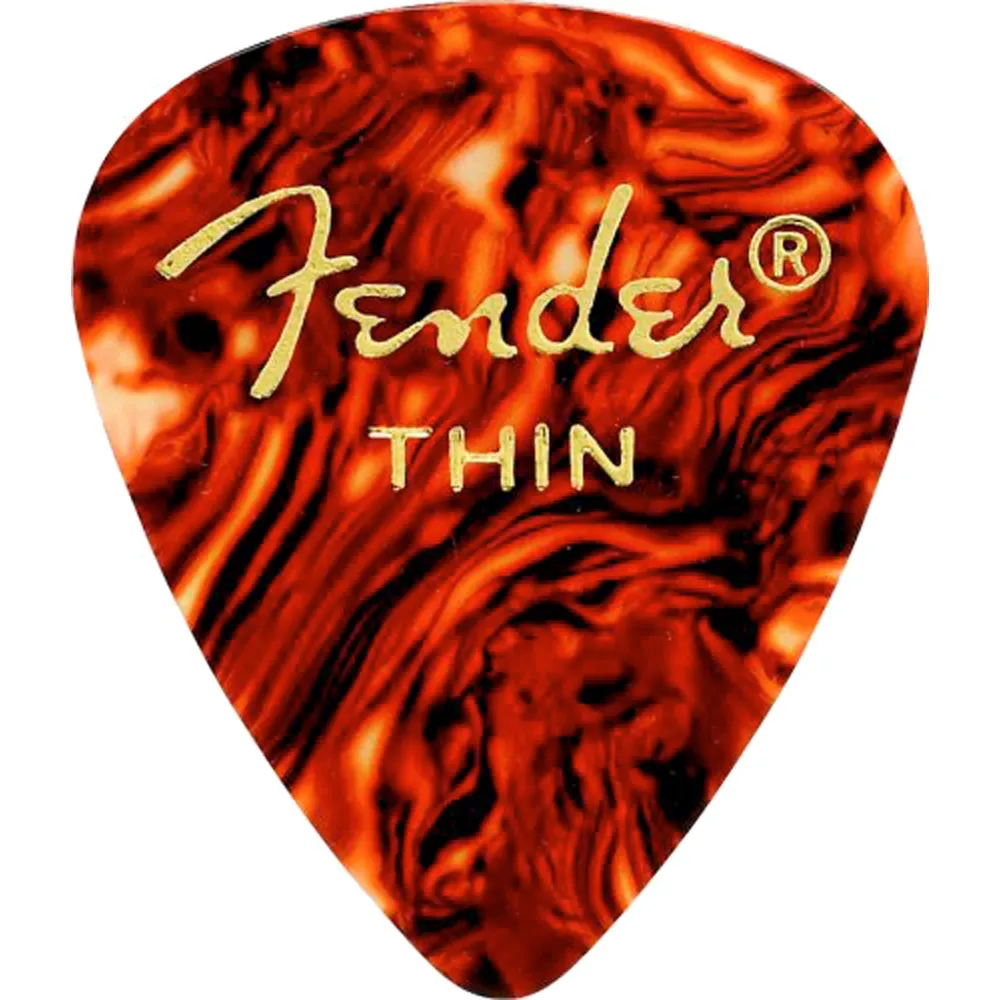 [24450] Palheta Fender Shell Celuloide Leve H 351 58800