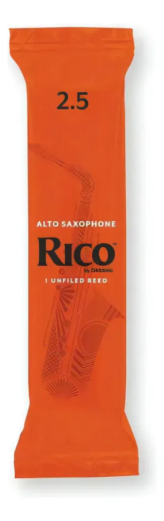 Palheta Sax Alto 2.5 Rico Rja2525/0125/1025