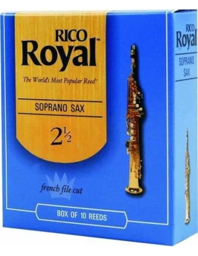 [19054] Palheta Sax Soprano 2.5 Rico Royal RIB1025 16053