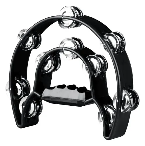 [24664] Pandeirola Meia Lua Premium TB10 Preto