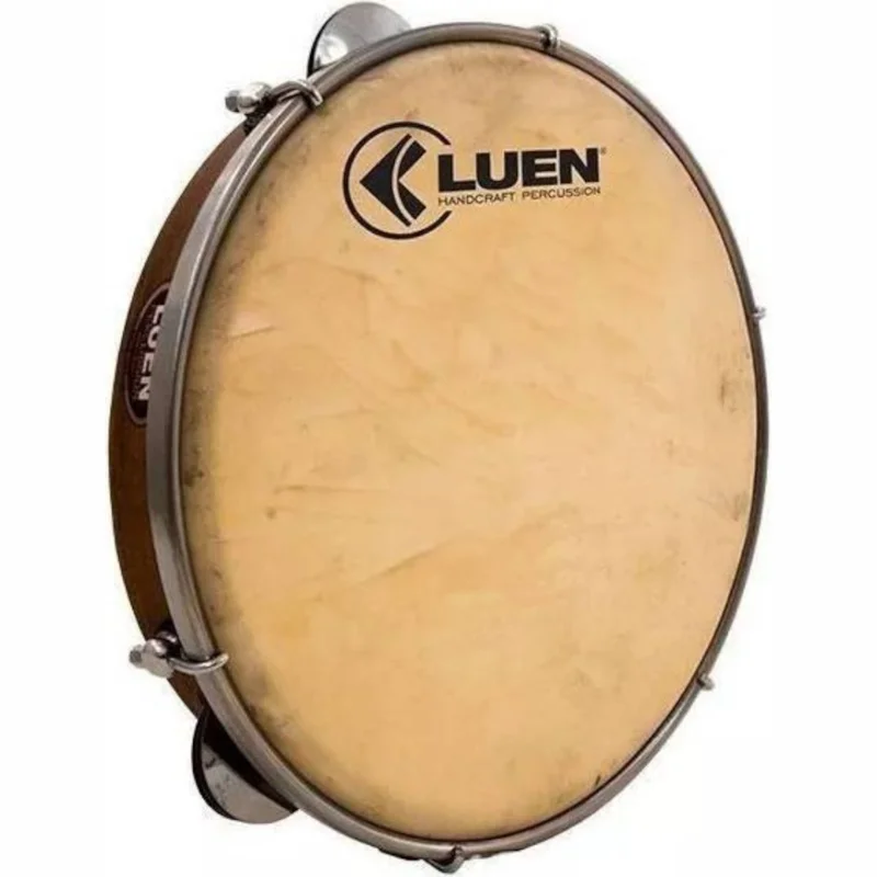 [26094] Pandeiro Luen 10 Formica Imbuia Pele Animal