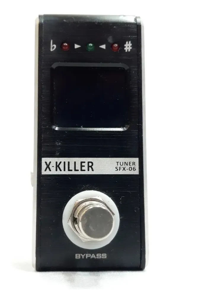 Pedal de Efeitos Santo Angelo Afinador X-Killer Para Guitarra Tuner SFX-06