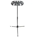 Pedestal Microfone Saty SDM-8 Descanso 8 Microfones Retratil 10160