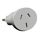 Pino Adaptador 3 Chatos/2 Rededondos Cinza Cod7911