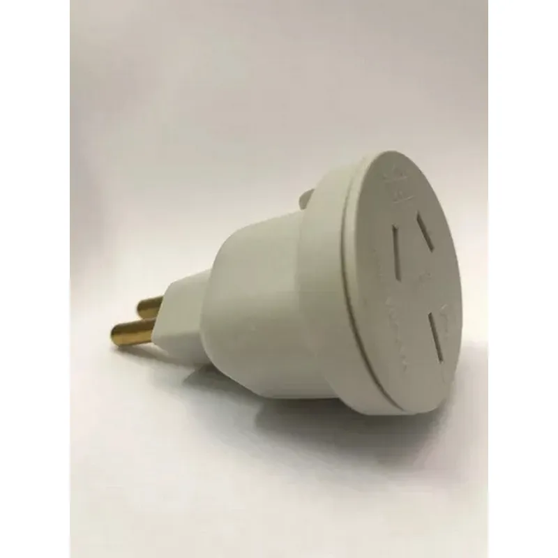 [3377] Pino Adaptador 3 Chatos/2 Rededondos Cinza Cod7911