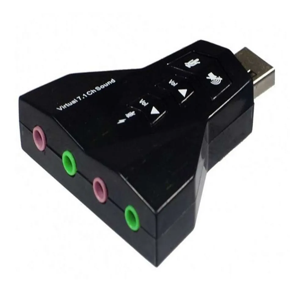 [24615] Placa de Audio USB 7.1 Canal Virtual 5621