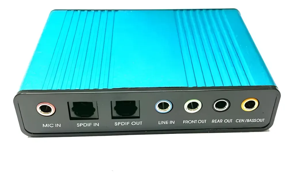 [24988] Placa Som USB 5.1 Digital e Analogica 13741