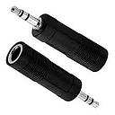 [12100] Plug Adaptador Ent 1 P10 Mono Sai 1 P2 Stereo MXT Preto 64.1.234