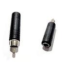 [24865] Plug Adaptador Ent 1 P2 Stereo Sai 1 Rca Macho 11242
