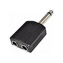 [17862] Plug Adaptador Ent 2 P10 Mono Sai 1 P 10 Mono Cod 2796