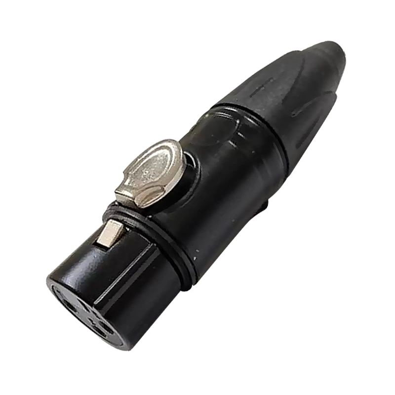 [26042] Plug Cannon Femea MXT Com Trava Preto 64.1.627