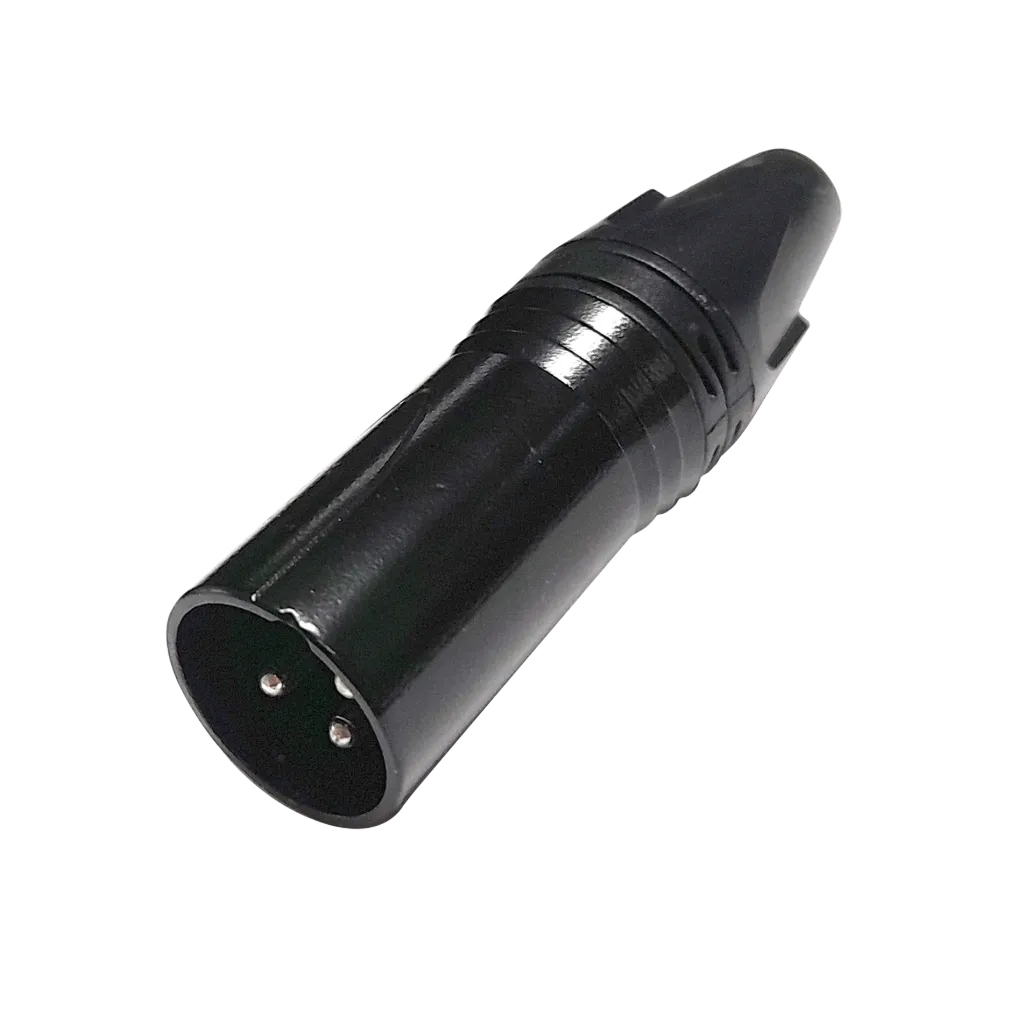 [24523] Plug Cannon Macho MXT Corpo Metalico Preto 64.1.564
