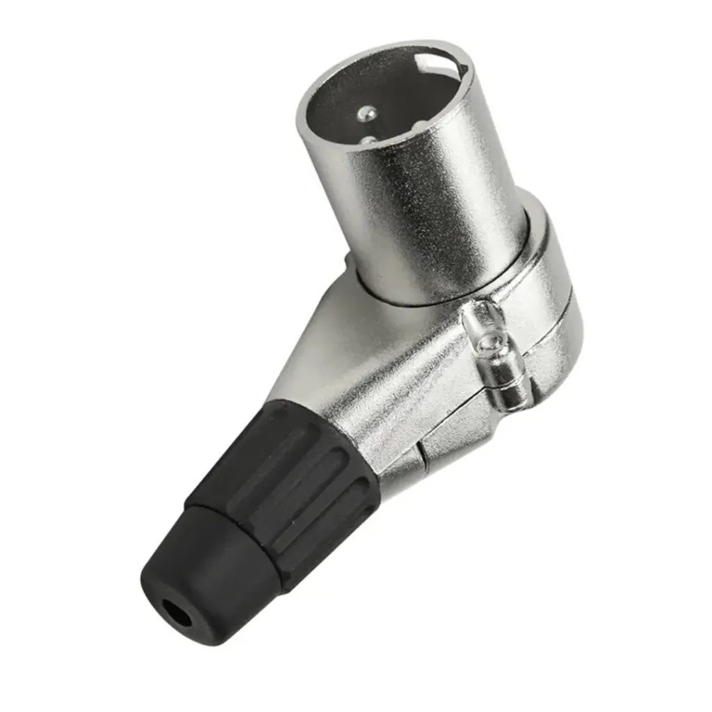 Plug Cannon Macho MXT 90 Graus Metal Profissional Desmontavel 64.1.607