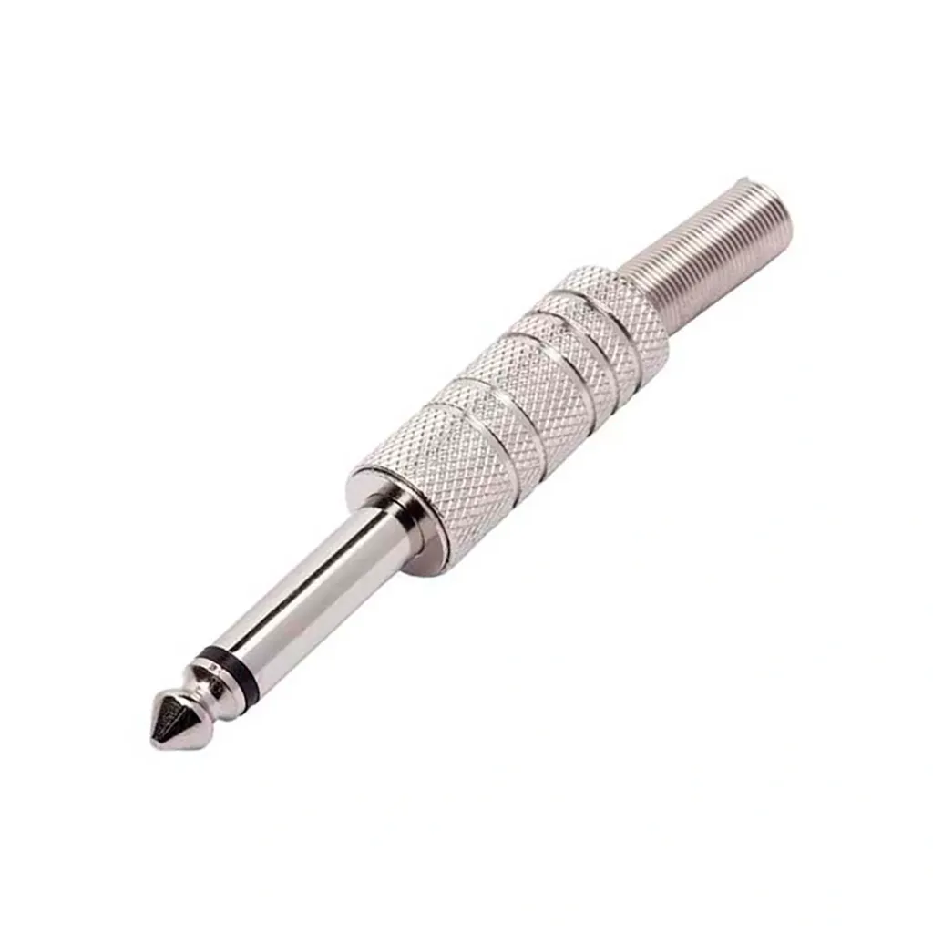 Plug P10 Metal MXT Mono Prata Com Mola 64.1.347