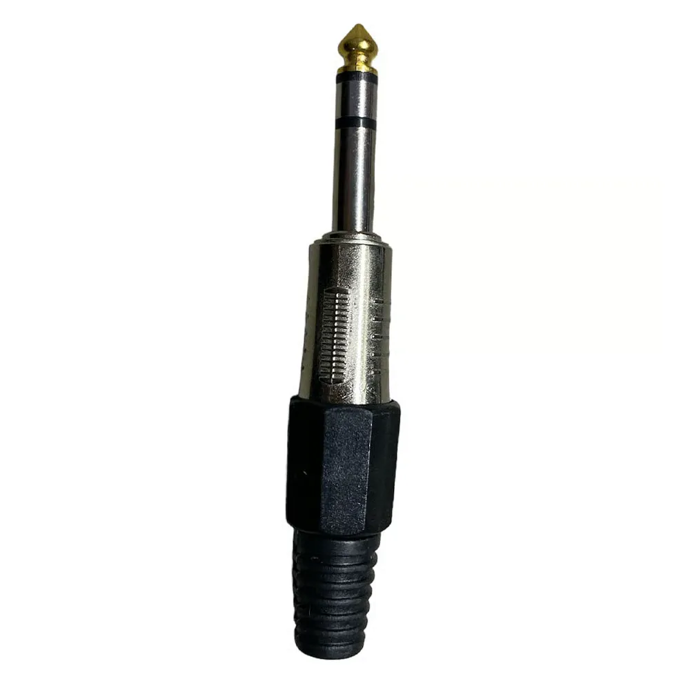 [24398] Plug P10 Metal Stereo Profissional Ponta Dourada 9887