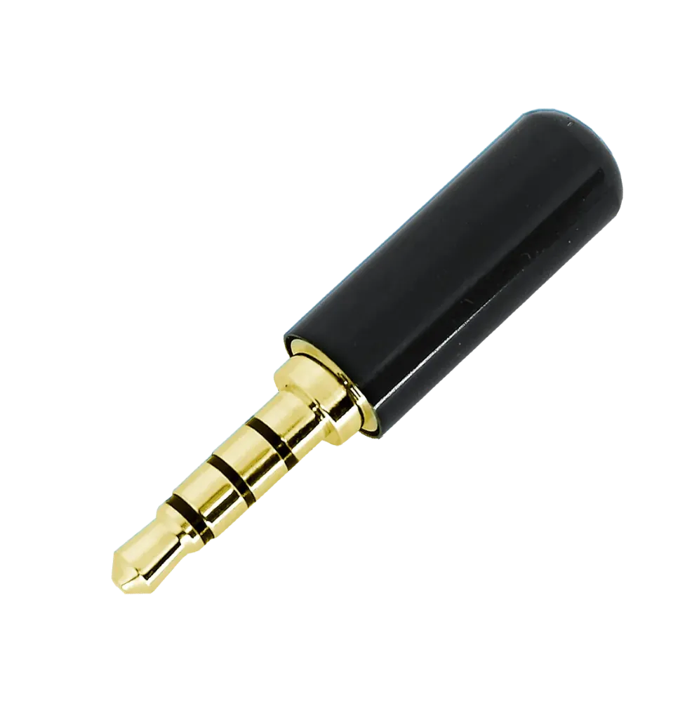 [24470] Plug P2 Metal MXT Stereo Preto 4C (P3) 64.1.574