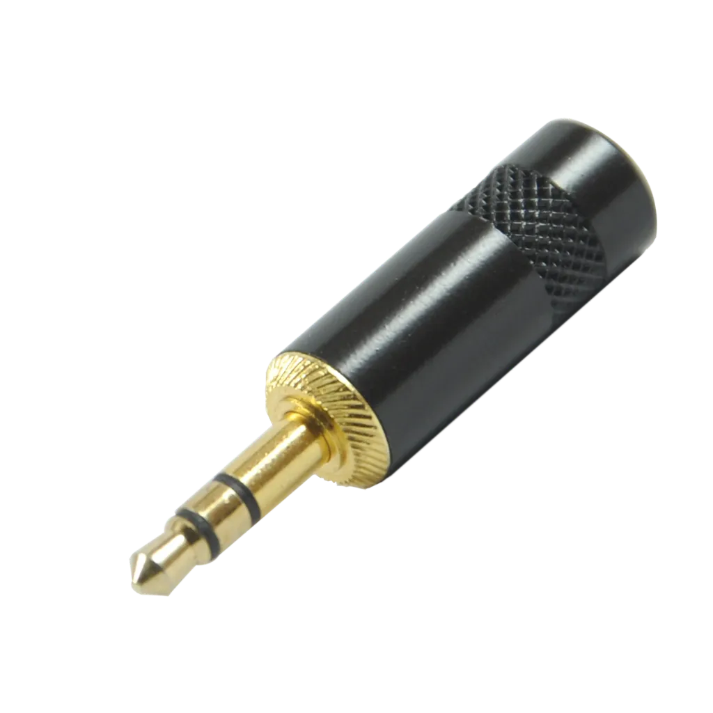 [25901] Plug P2 Metal MXT Stereo Profissional Preto Pro-Series 64.1.558