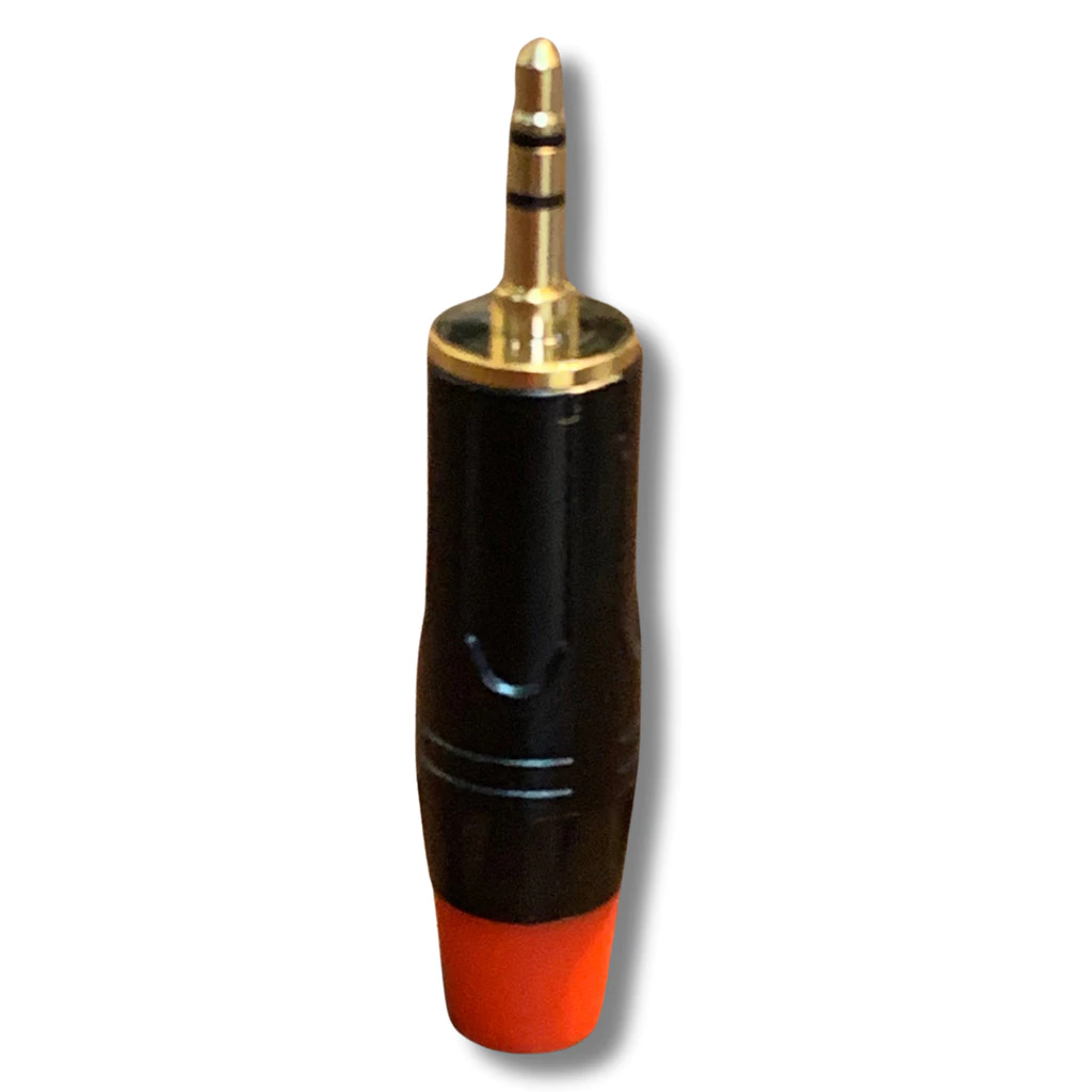 Plug P2 Metal MXT Stereo Vermelho Dourado Pro Series 64.1.624