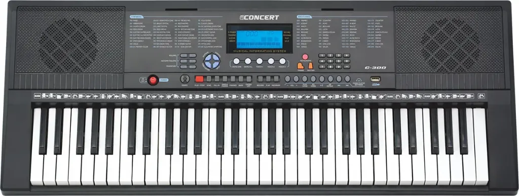 [24839] Teclado Eletronico Concert C300 61 Teclas
