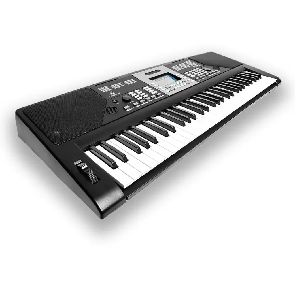 [26132] Teclado Eletronico Pegasus P222 61 Teclas Preto