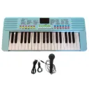 Teclado Infantil Spring Kids TCI-37 Azul 37 Teclas Com Microfone