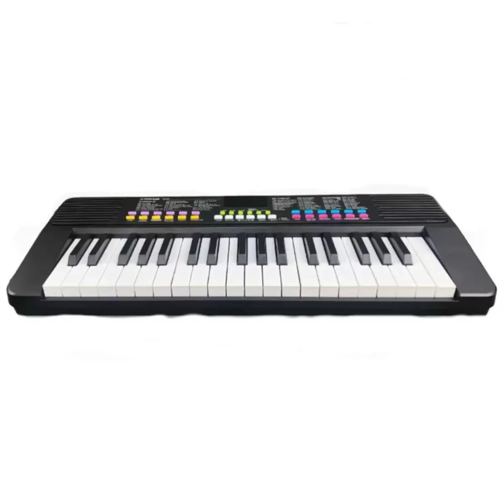 [25753] Teclado Infantil Spring Kids TCI-37 Preto 37 Teclas Com Microfone