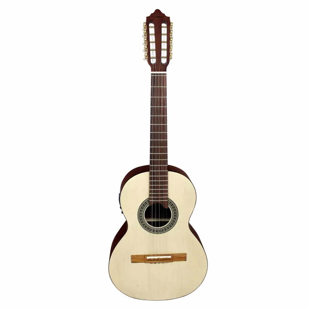 Viola Giannini VS1H NS Temperada Imbuia Classica Eletroacustica Natural Satin Serie Raiz Afinador