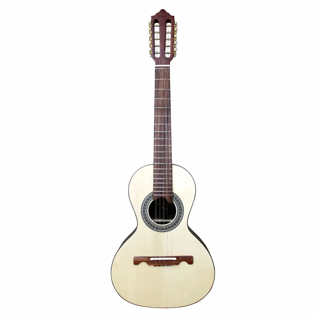 [25814] Viola Giannini VS4H NS Temperada Imbuia Cinturada Eletroacustica Natural Satin Serie Raiz Afinador