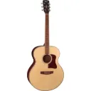 Violao Cort CJ-MEDX Jumbo Eletroacustico Aço Natural Brilhante Afinador