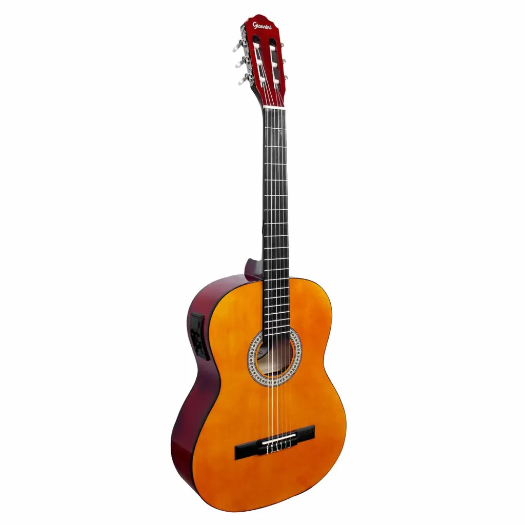 [26020] Violao Giannini N-14 EQ N Classico Eletroacustico Nylon Natual Serie Start Afinador