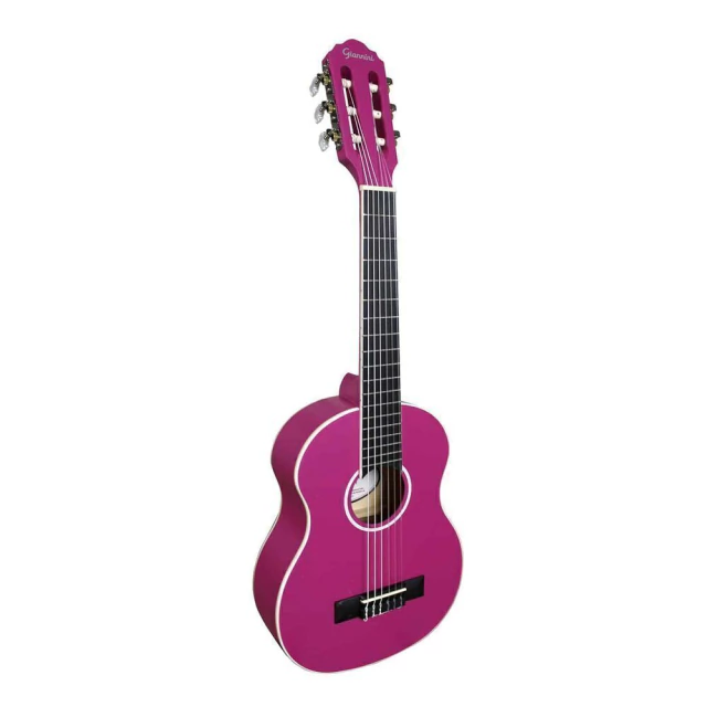 [26240] Violao Giannini N-6 PKS Infantil 3/4 Classico Acustico Nylon Rosa Santin