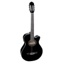 Violao Giannini Performance GNF-1D CEQ BK Minijumbo Cutaway Eletroacustico Nylon Preto Afinador