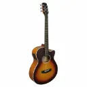 Violao Giannini Performance GSF-1D CEQ CTSB Minijumbo Cutaway Eletroacustico Aço Top Sunset Burst (CTSB) Afinador
