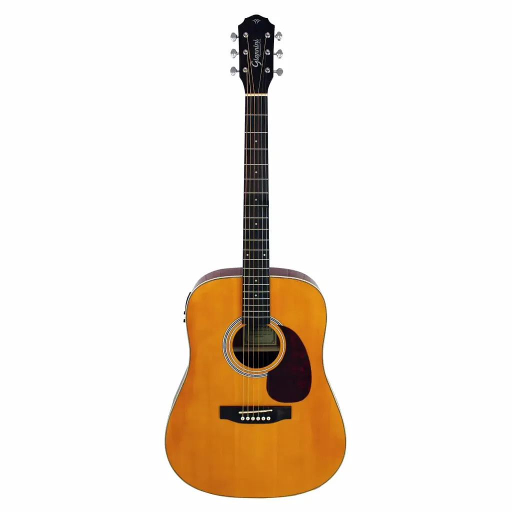 Violao Giannini Performance Plus GDR CEQ NG Folk Eletroacustico Aço Natural Glossy Afinador