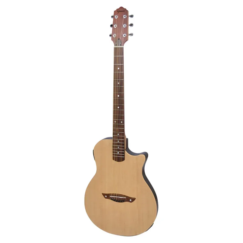 Violao Giannini Stage STS SPC NS CEQ Spruce Solido Cutaway Eletroacustico Aço Natural Satin Afinador