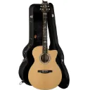 Violao PRS Angelus AX20E Artistitico Cutaway Eletroacustico Aço Natural Brilhante Tampo Maciço Com Case Afinador