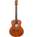 Violao Shelter Baby BBY500MHQ Compacto Eletroacustico Aço Natural Mahogany Afinador