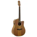 Violao Strinberg DD1C KOA Diamond Folk Cutaway Eletroacustico Aço Natural Koa Afinador Com Bag
