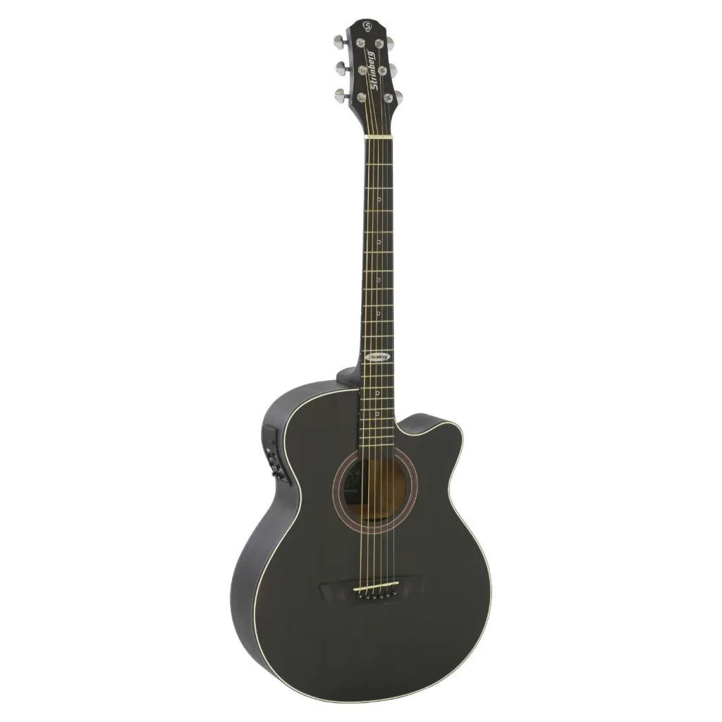Violao Strinberg SA200C TOS Artistico Cutaway Eletroacustico Aço Tobacco Satin Fosco Afinador