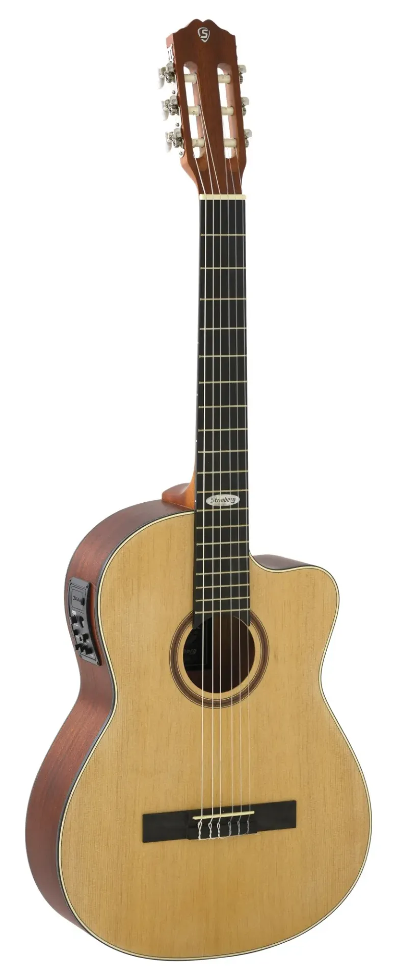 Violao Strinberg SC200C NS  Classico Cutaway Eletroacustico Aço Natural Satin Fosco Afinador