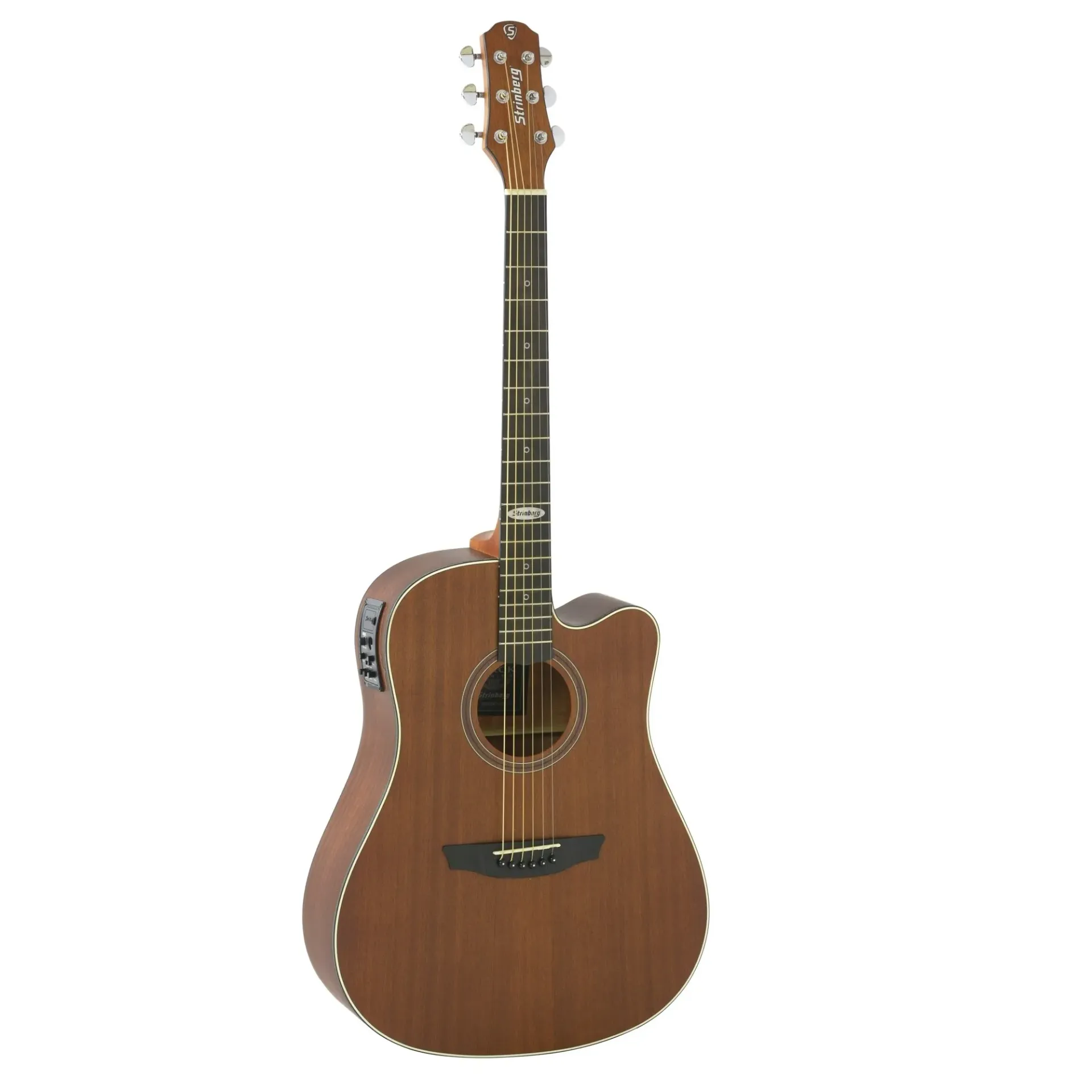 [24056] Violao Strinberg SD200C MGS Folk Cutaway Eletroacustico Aço Mahogany Satin Fosco Afinador