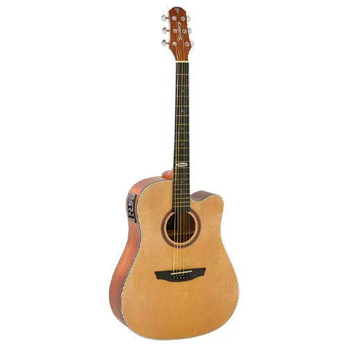 [24057] Violao Strinberg SD200C NS Folk Cutaway Eletroacustico Aço Natural Satin Fosco Afinador